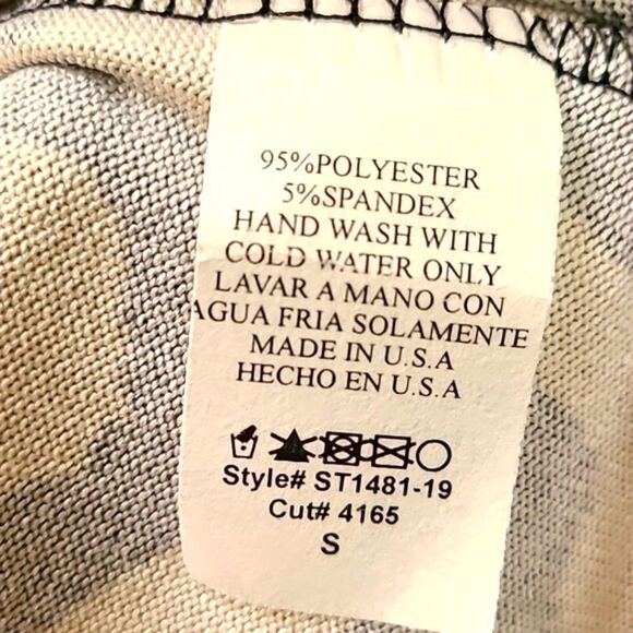 Heimish U.S.A. Leopard Print Top with Criss-Cross Neckline, Size Small - Picture 8 of 8